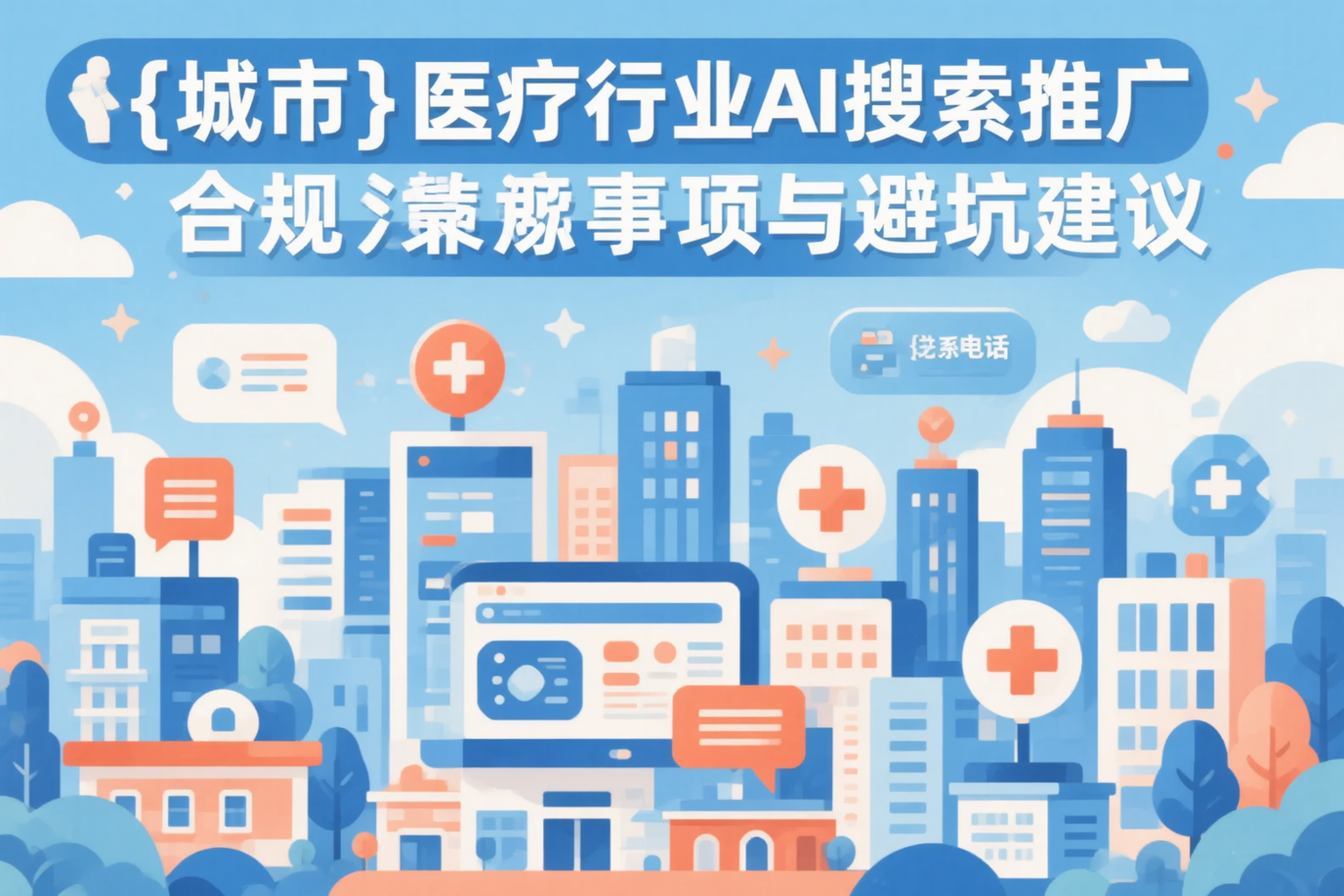 双河医疗行业AI搜索推广合规注意事项与避坑建议