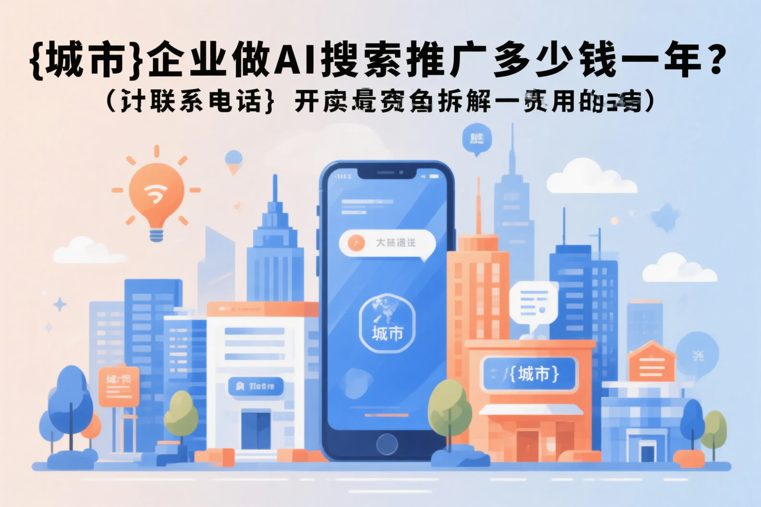 双河企业做AI搜索推广多少钱一年?真实费用拆解