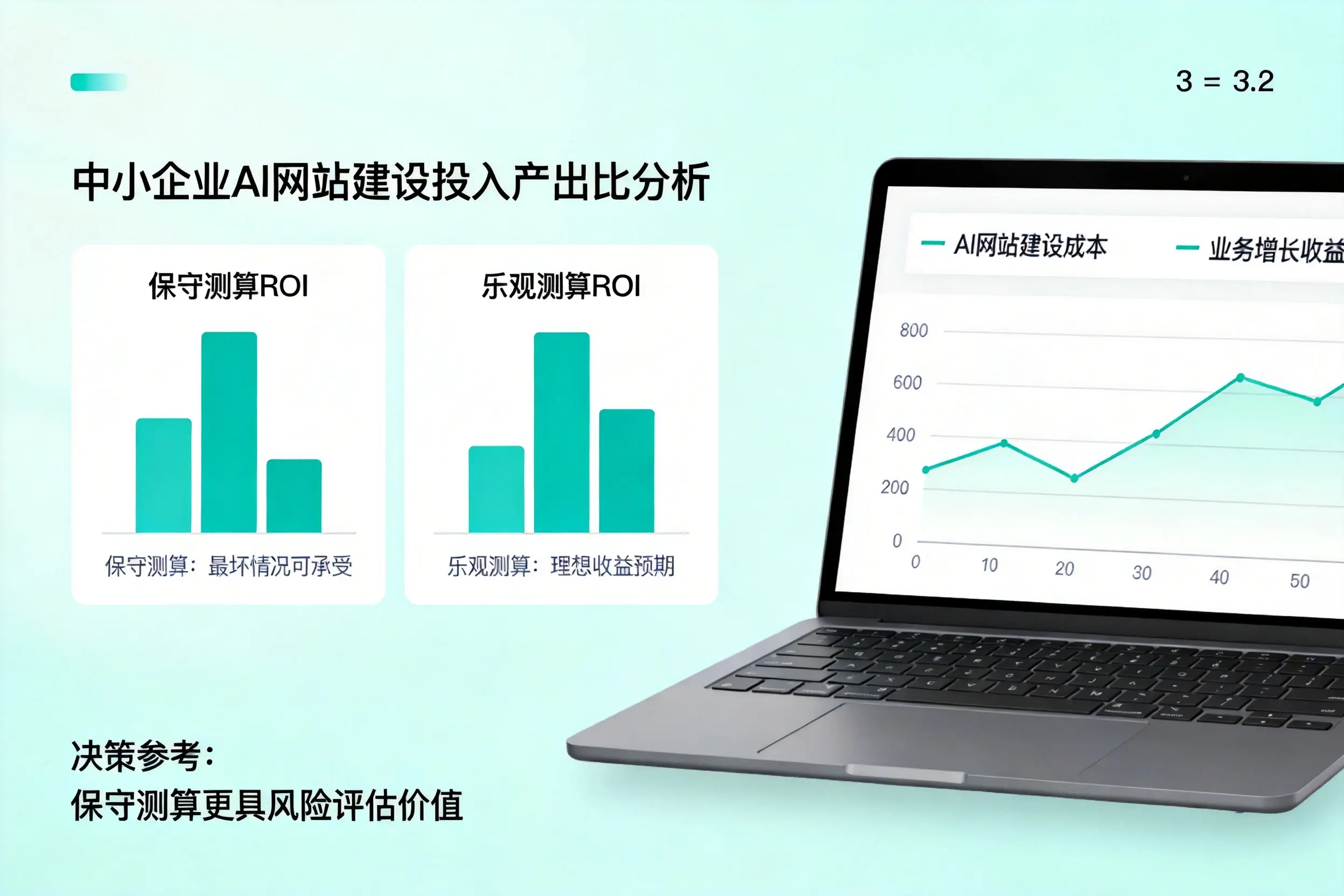双河中小企业AI网站建设投入产出比怎么算？先看这份分析