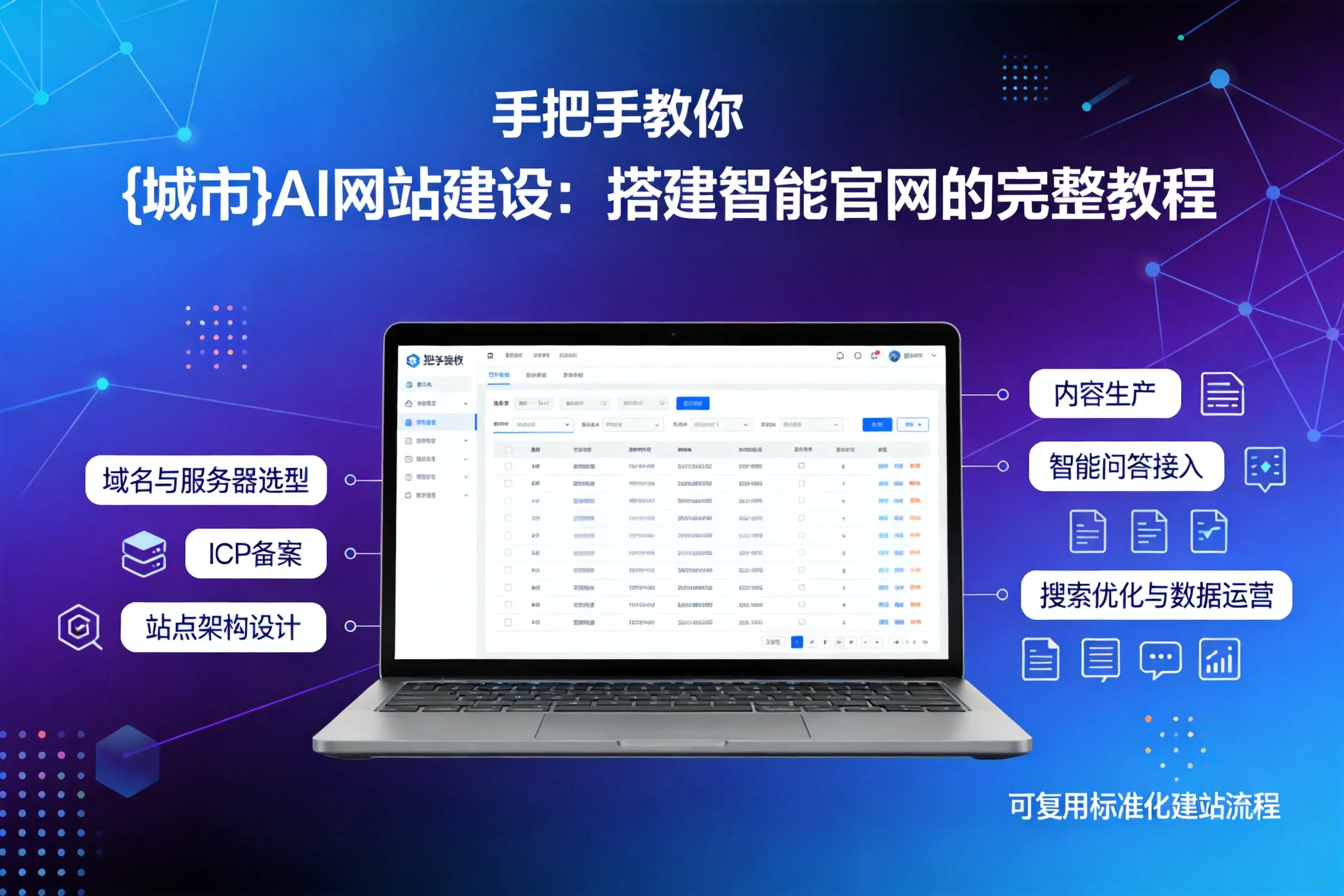 手把手教你双河AI网站建设:搭建智能官网的完整教程