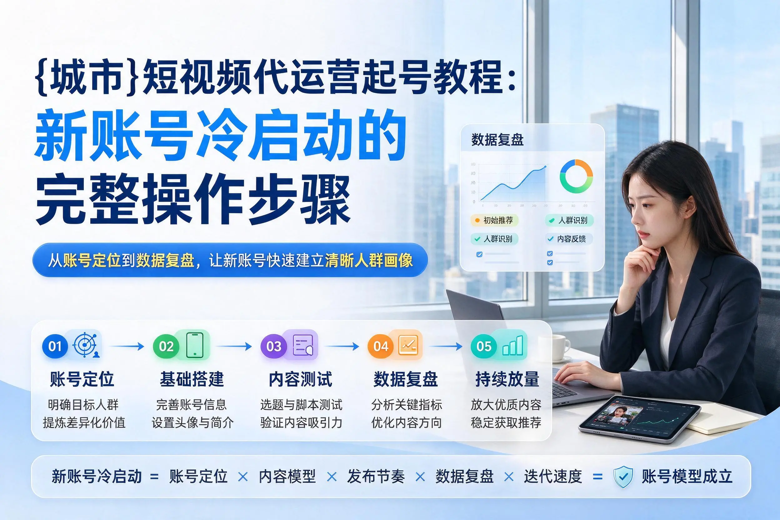 双河短视频代运营起号教程：新账号冷启动的完整操作步骤