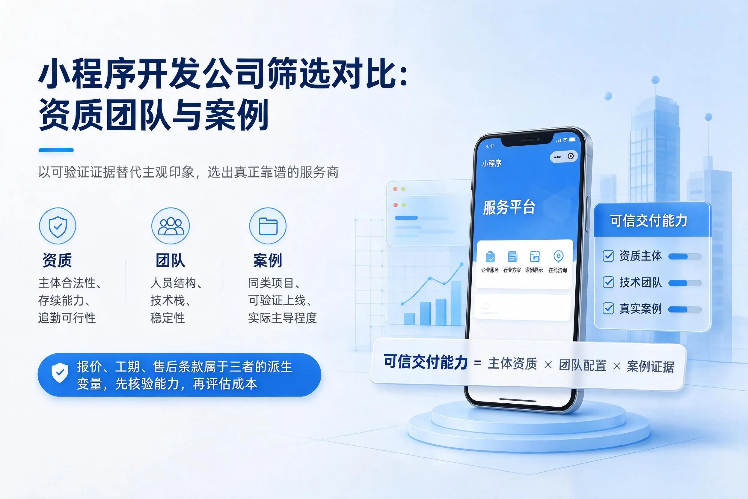 双河小程序开发公司筛选对比:资质团队与案例