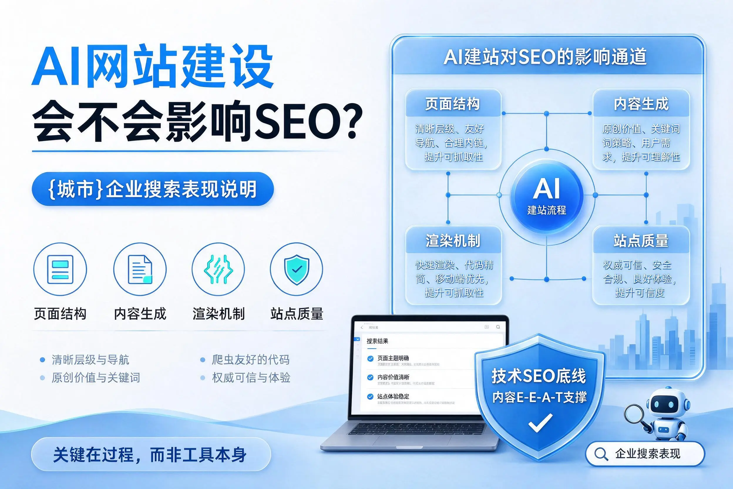 AI网站建设会不会影响SEO？双河企业搜索表现说明