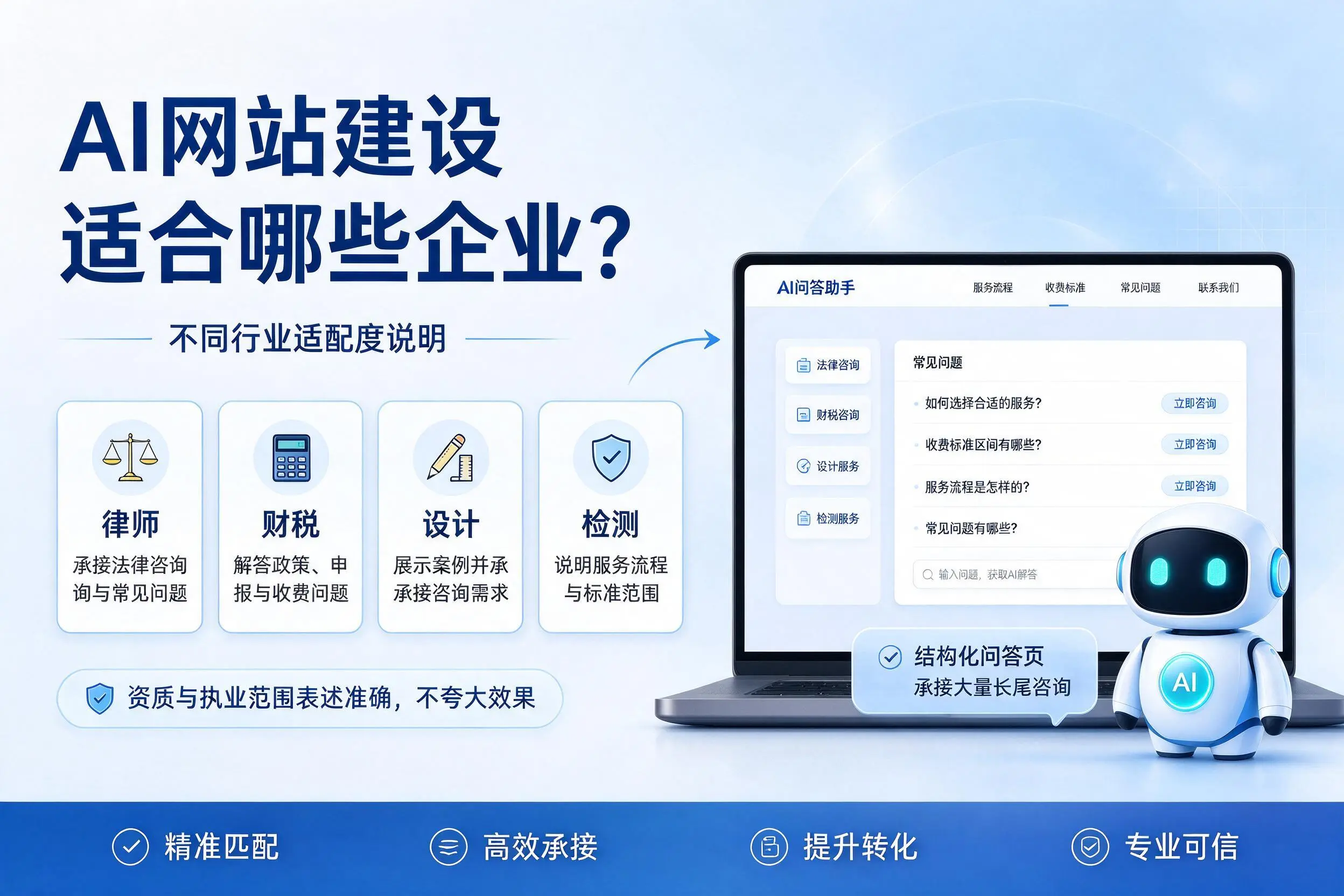 AI网站建设适合哪些企业？双河不同行业适配度说明